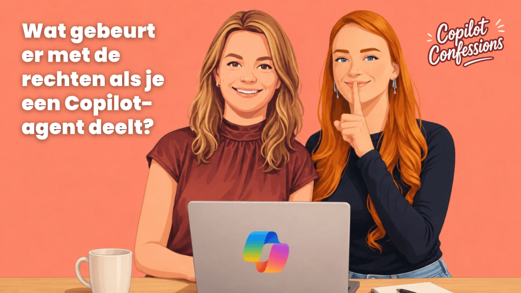 Wat gebeurt er met de rechten als je een Copilot-agent&nbsp;deelt?